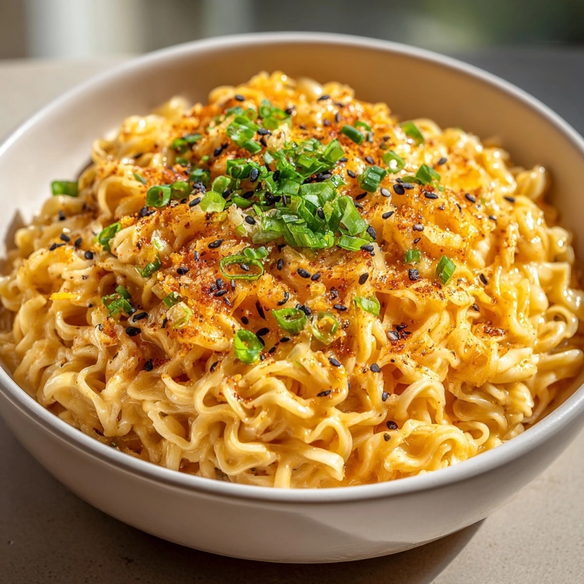 Easy TikTok Ramen with Egg: A vibrant, delicious dish ready in just 15 minutes.