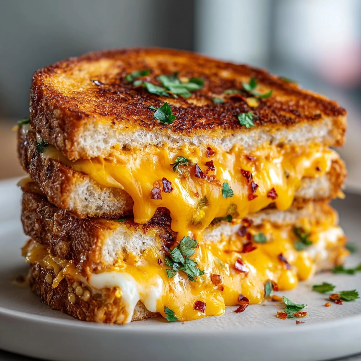 Savory Spicy Chipotle Grilled Cheese recipe: a warm, comforting sandwich with a smoky, spicy kick.