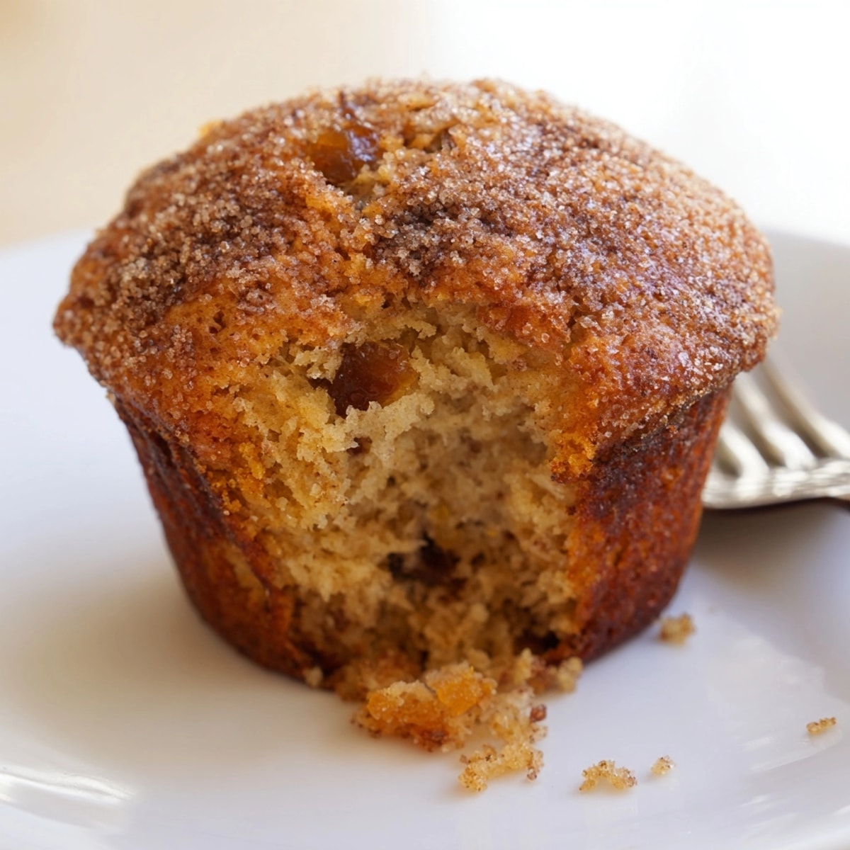 Golden Cinnamon Ginger Spice Muffins, a warmly spiced treat fresh from the oven.