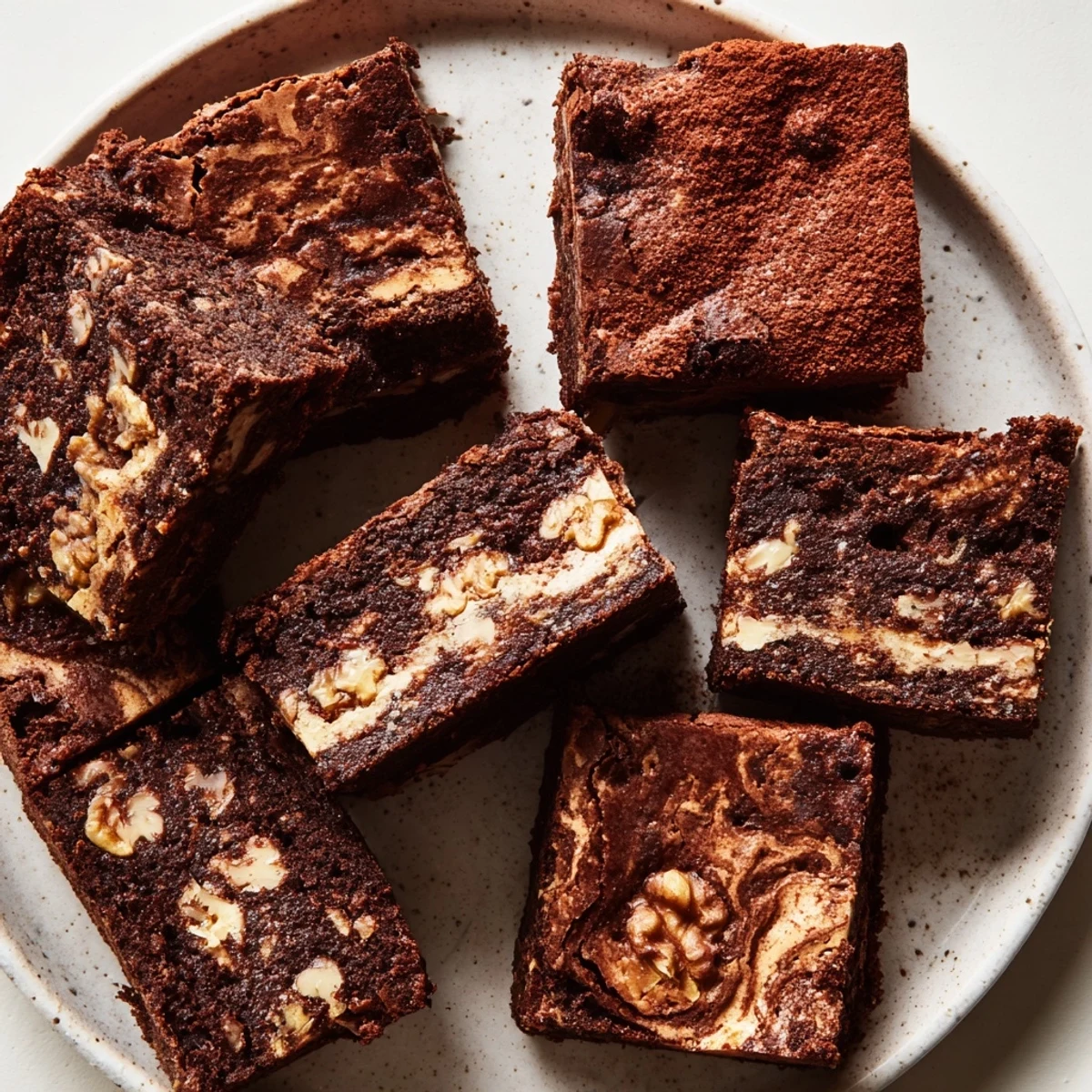 Cinnamon Nut Ricotta Brownies