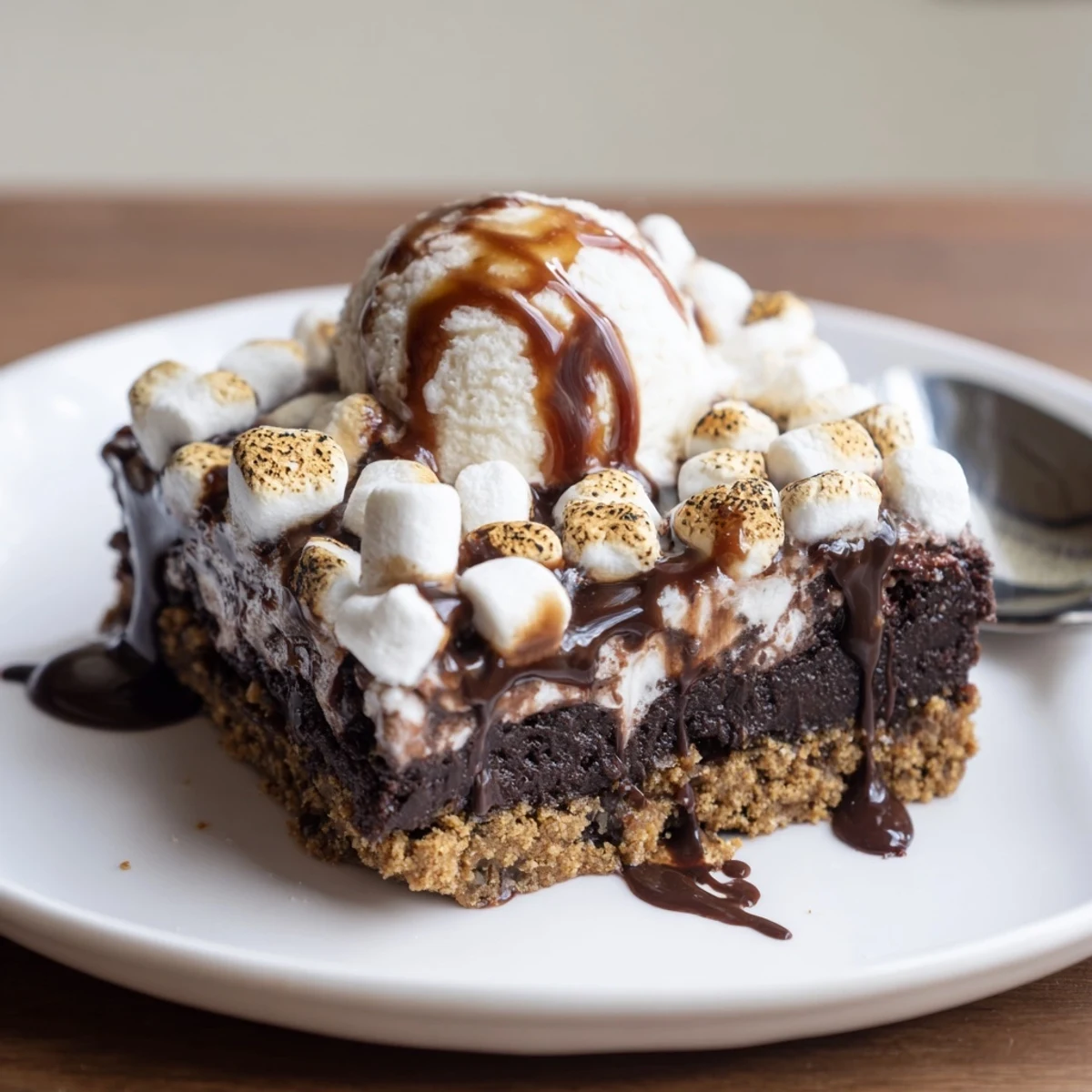 S’mores Soda Float Brownies