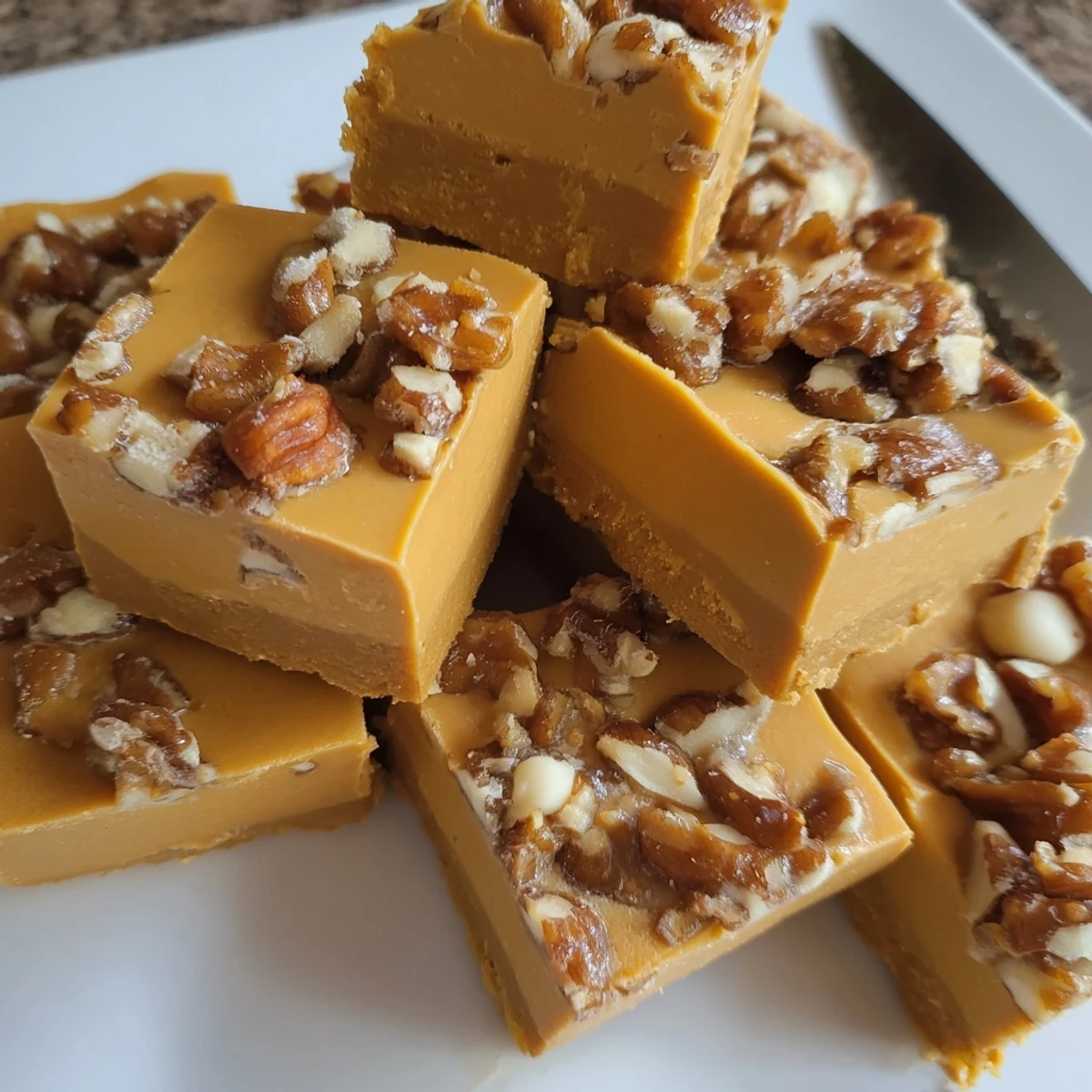 Mocha Pumpkin Praline Fudge
