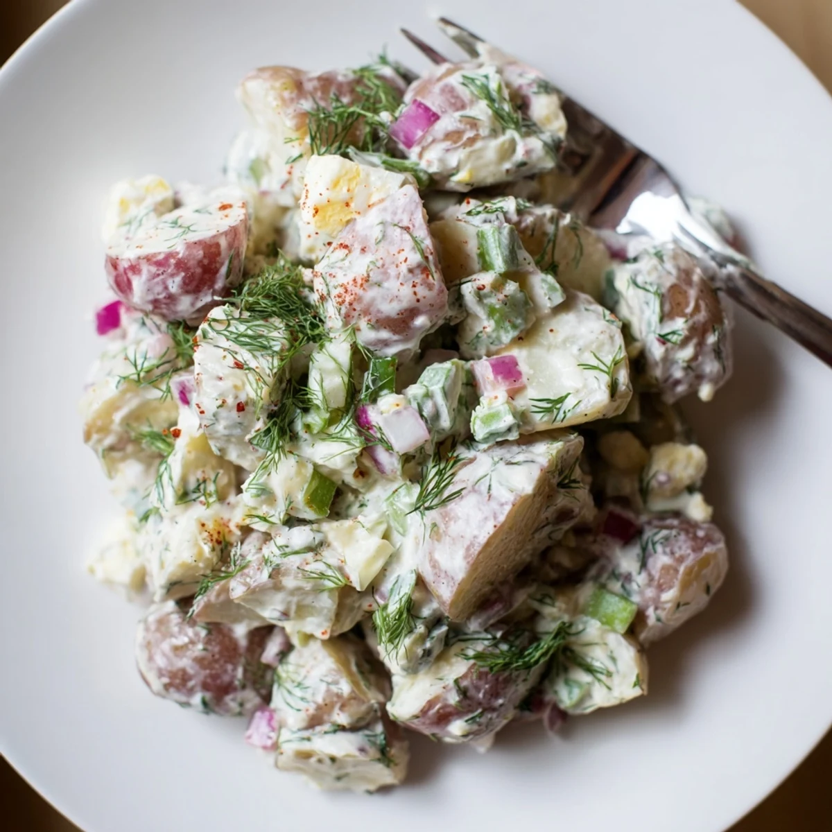 Spicy Pickle Ranch Potato Salad