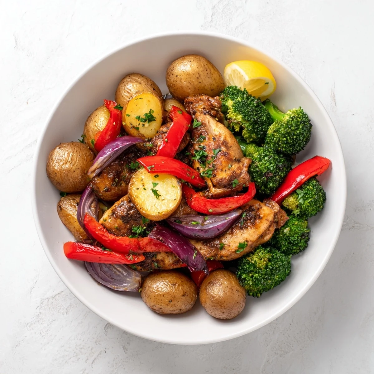 Quick and easy Lazy Gourmet Chicken & Vegetable One-Pot, perfect for busy weeknight dinners.