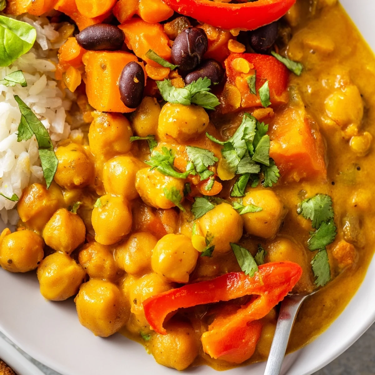 Vibrant single-pan global curries featuring fragrant Indian chickpeas and fresh cilantro.  