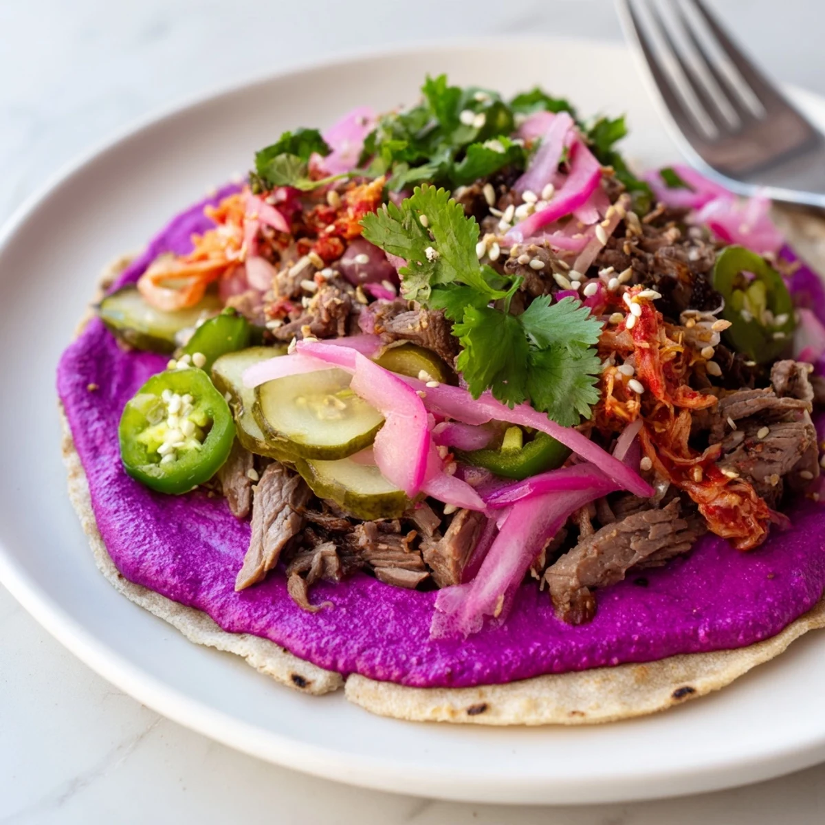 Deliciously built fusion bowls featuring Korean beef, Filipino ube, and zesty toppings.