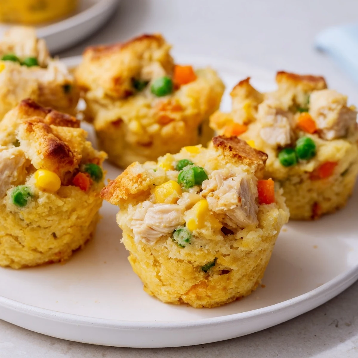 Mini Chicken Cornbread Muffins