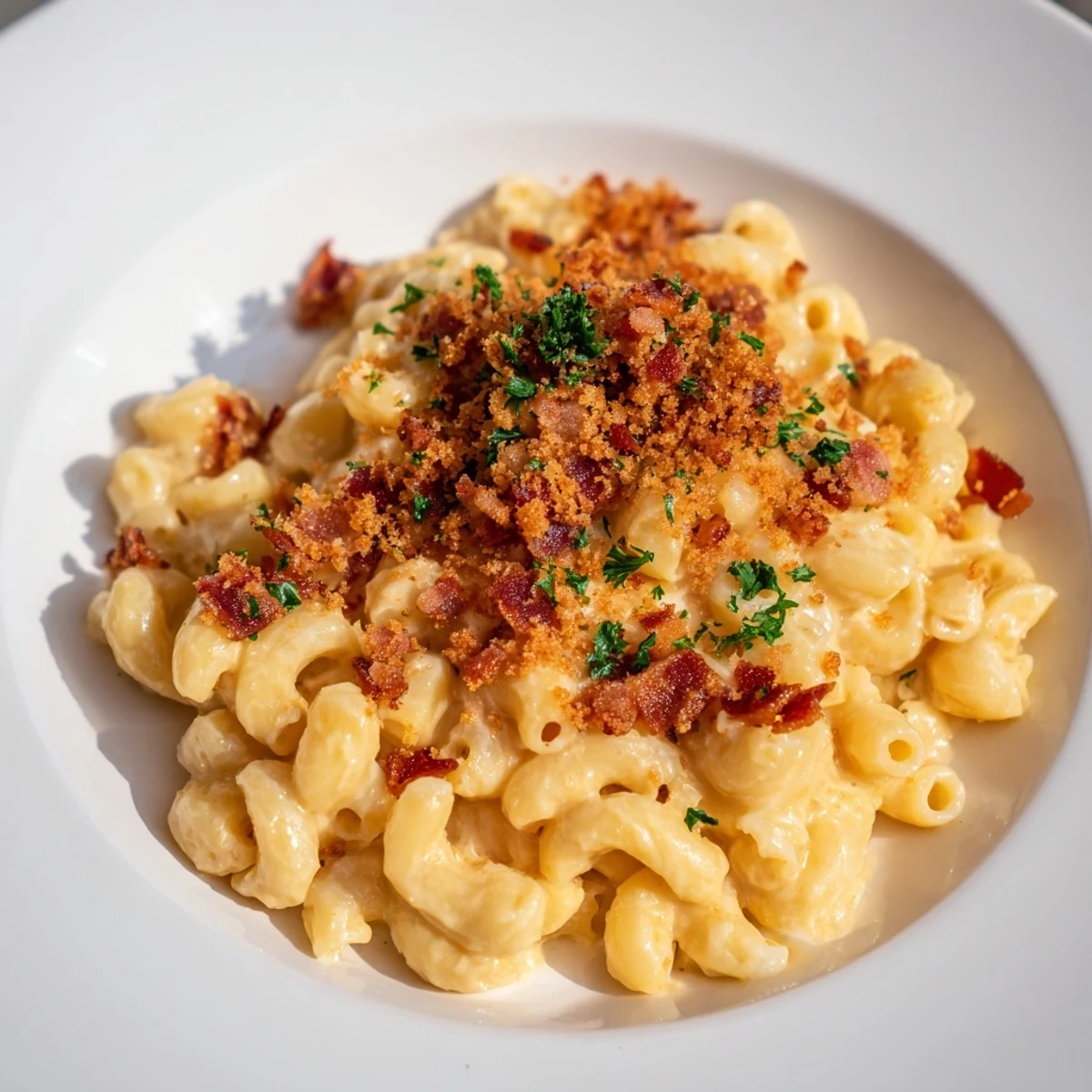 Sheet Pan Mac Cheese Bacon