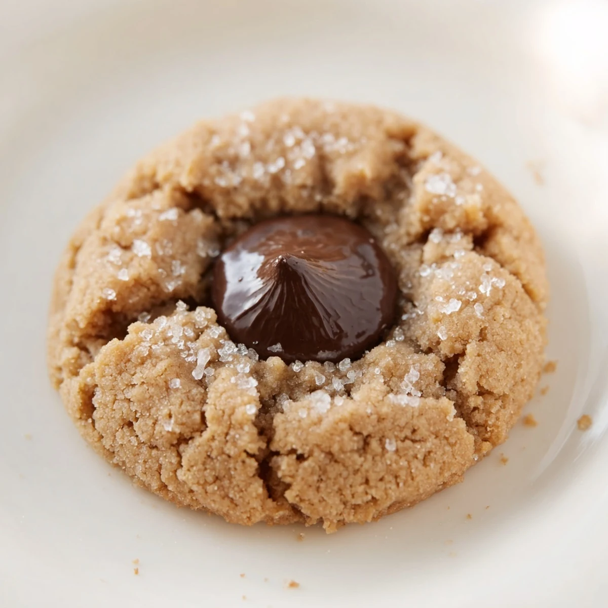 Warm, soft 3-Ingredient Peanut Butter Blossoms cooling on a wire rack, ready to enjoy.