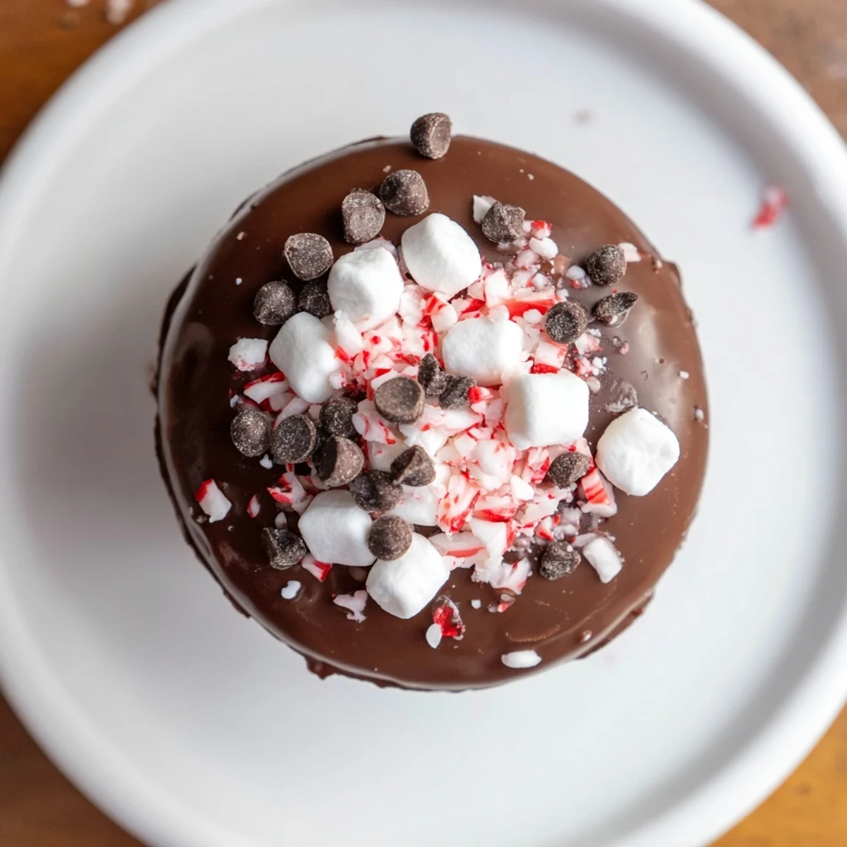 Delicious Budget-Friendly Hot Cocoa Bomb Cups, brimming with marshmallows in a festive mug.