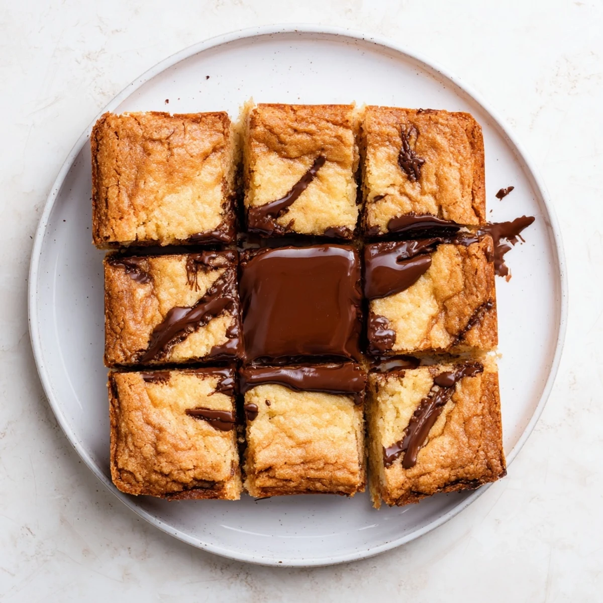 A close-up of decadent air fryer gooey cookie cups, showcasing a melty chocolate center.