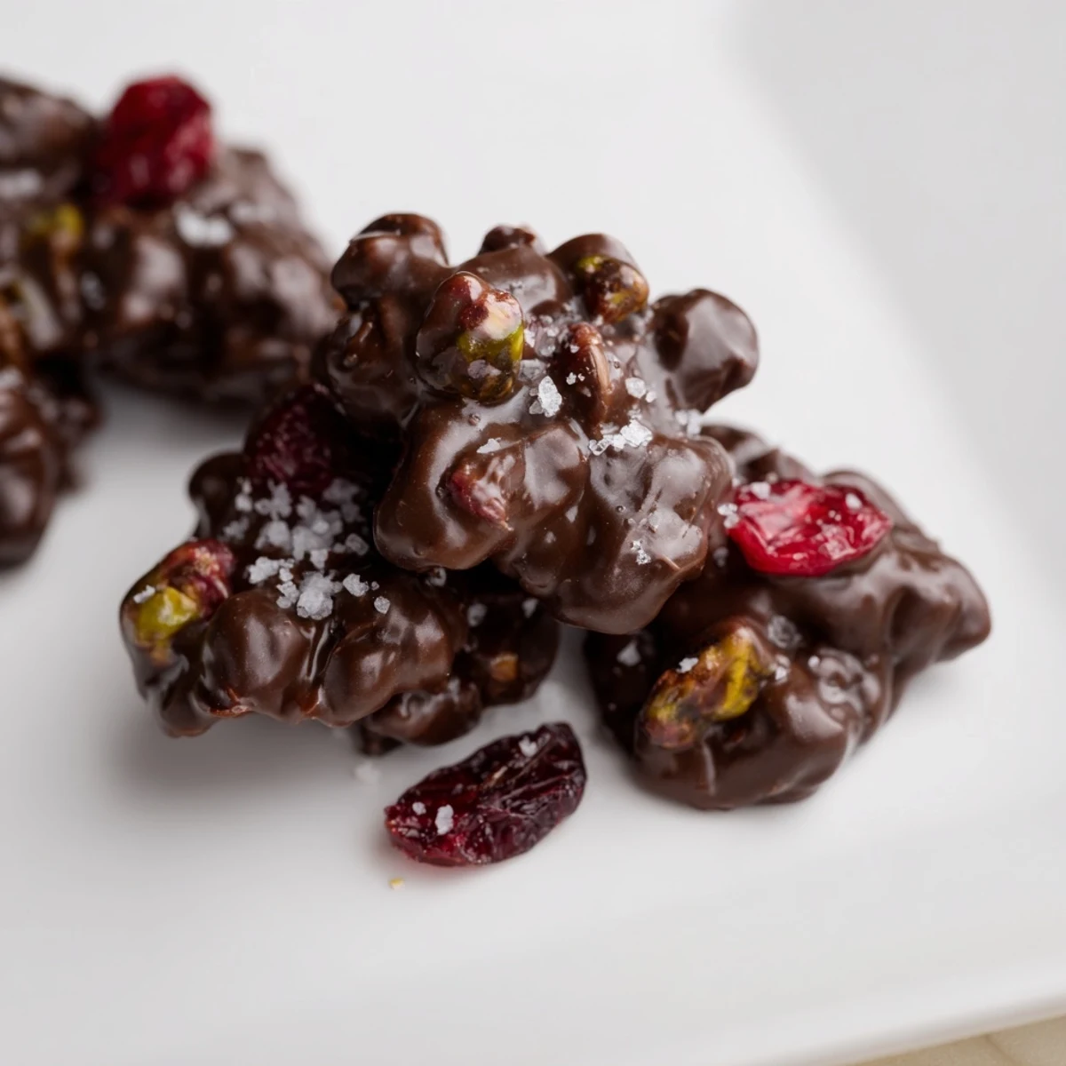 These beautiful Pistachio and Dried Cranberry Clusters boast a mix of textures and flavors.