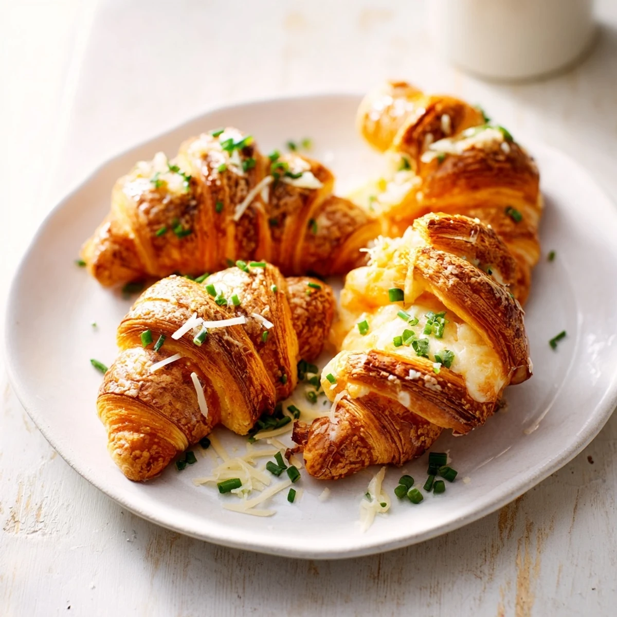 Golden-brown savory rolls filled with melted cheese, a simple yet delicious appetizer ready to eat.