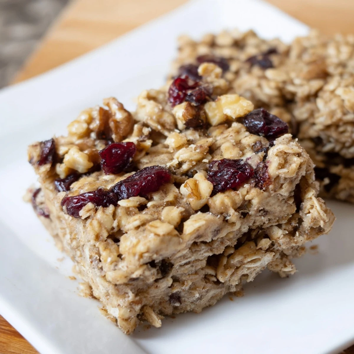 Golden Maple Cinnamon Oatmeal Bars, baked to perfection, boast a sweet, comforting aroma.