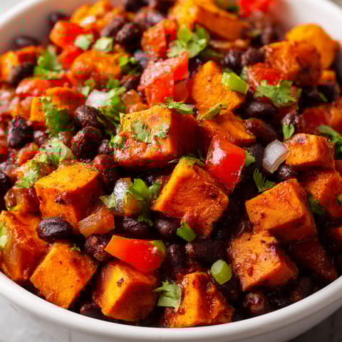 A bowl of food with a variety of ingredients.