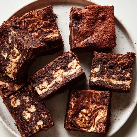 Cinnamon Nut Ricotta Brownies