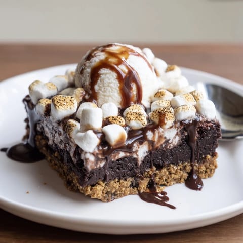 S’mores Soda Float Brownies