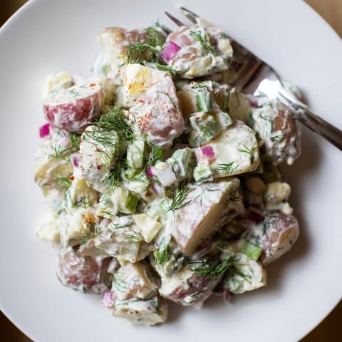 Spicy Pickle Ranch Potato Salad