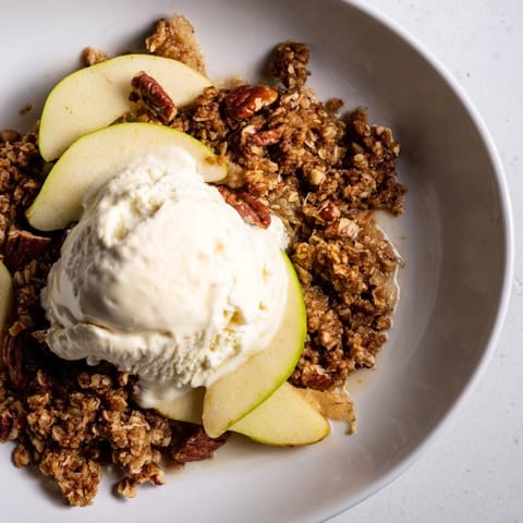 Spiced Apple Pecan Crisp