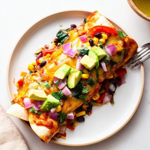 Black Bean Veggie Enchiladas