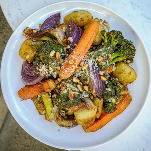 Sheet Pan Pesto Gnocchi
