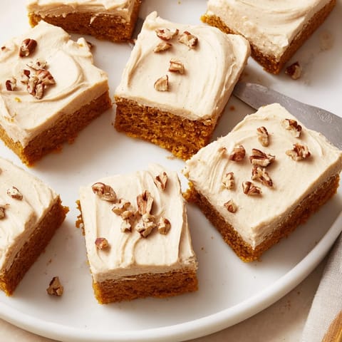 Pumpkin Bars Brown Sugar Frosting