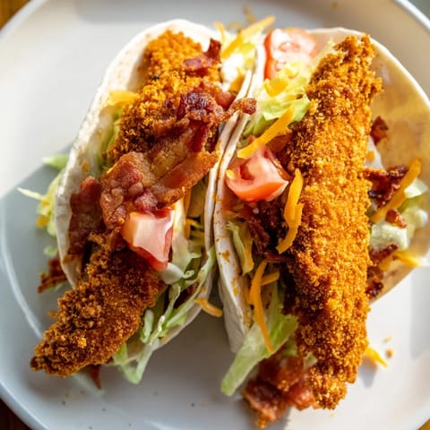 Crispy Chicken Bacon Wrap
