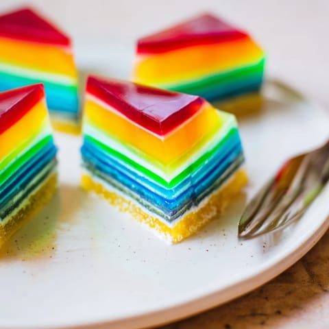 Kaleidoscope V-Shaped Dessert