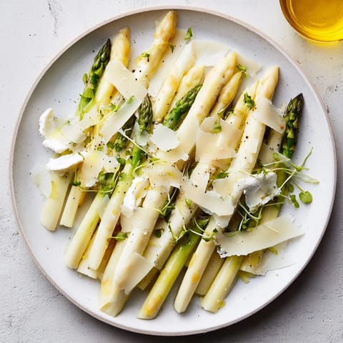 White Asparagus Cheese Truffle