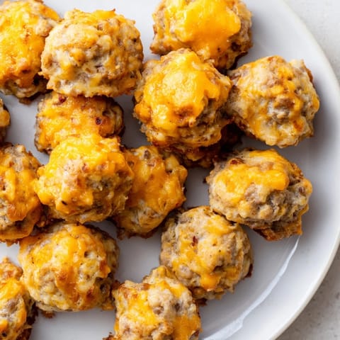 Chicken Sausage Bisquick Balls