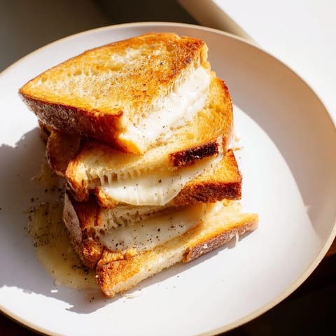 Truffle Oil Grilled Cheese