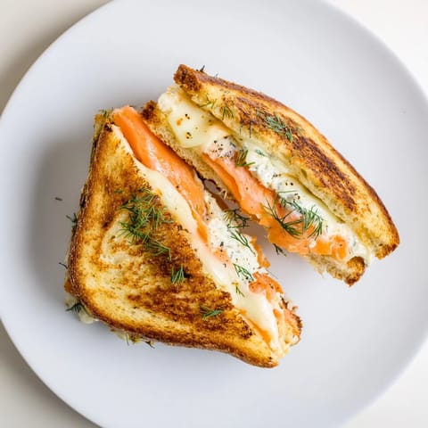Smoked Salmon Grilled Cheese