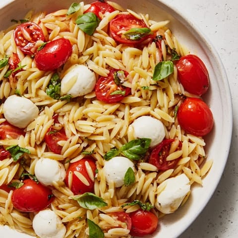 Caprese Orzo Salad Fresh