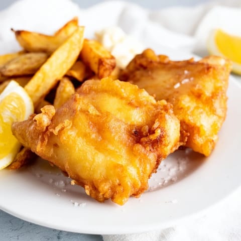 British fish with chips