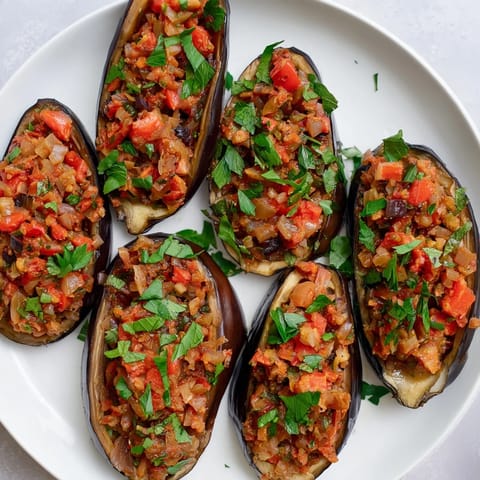 Imam Bayildi Turkish eggplant dish