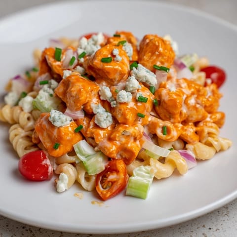 Buffalo Chicken Pasta Salad