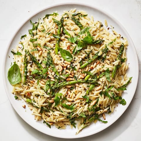 Asparagus Lemon Orzo Salad