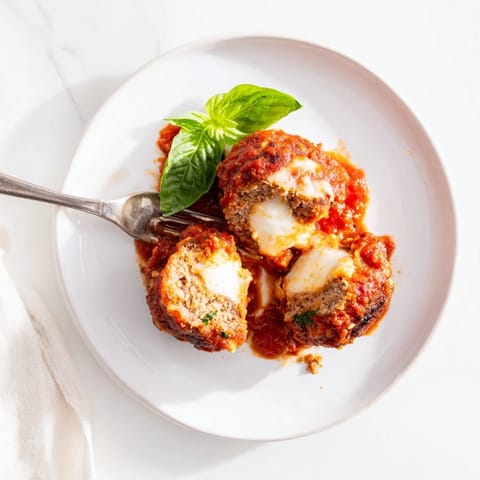 Tender beef and pork meatballs topped with melted mozzarella, served over a bed of al dente pasta.
