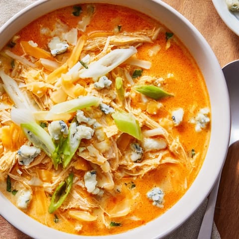 Crock Pot Buffalo Chicken Dip Soup