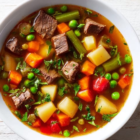 Hearty Beef and Vegetable Soup