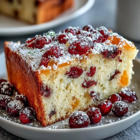 Cranberry Orange Breakfast Cake