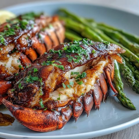 Keto Garlic Butter Lobster Tails