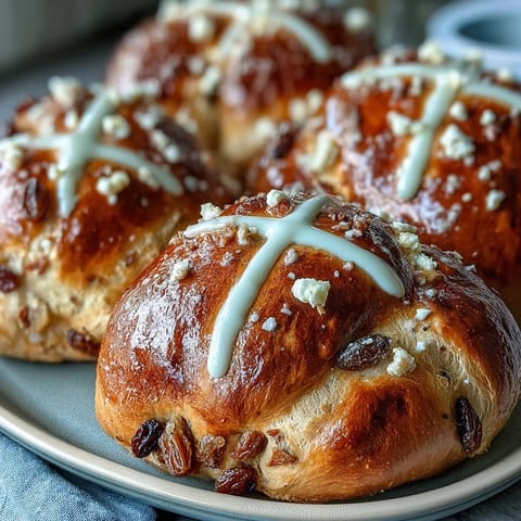 Hot Cross Buns Citrus Glaze
