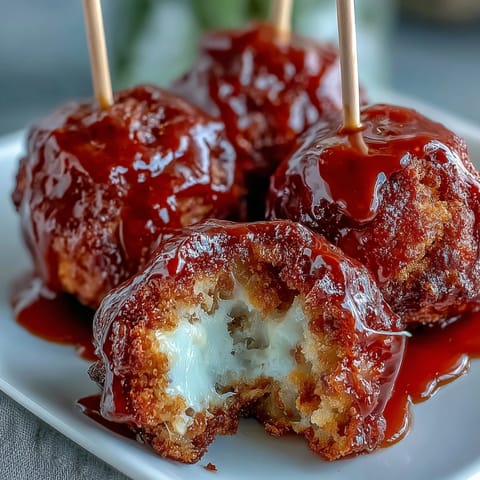 Irresistible Mini Candy Apple Bites on Toothpick Skewers: bite-sized Granny Smith apples dipped in vibrant candy shell, ideal for snacking.