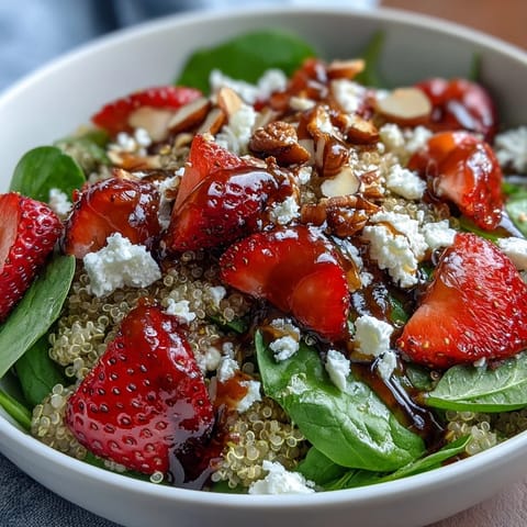 Strawberry Feta Quinoa Salad