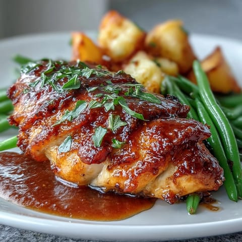 Honey Mustard Chicken Green Beans