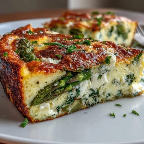 Spring Brunch Frittata Asparagus