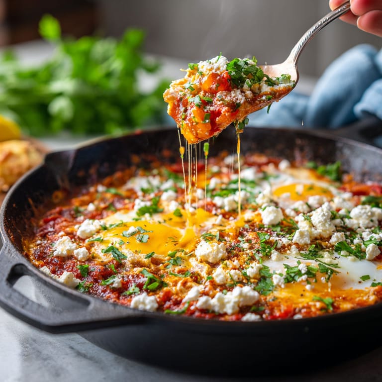 A person is eating a meal with a fork.