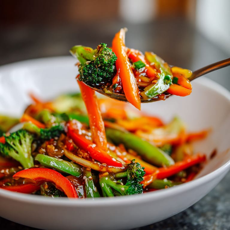 A bowl of food with a spoon in it.
