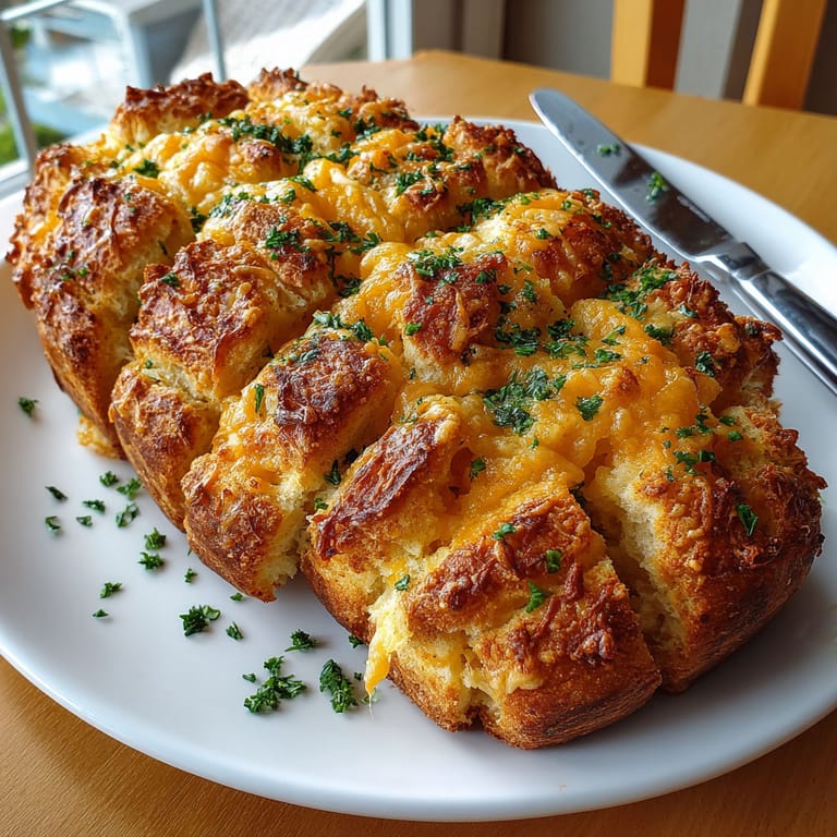 A plate of food with a knife and fork on it.